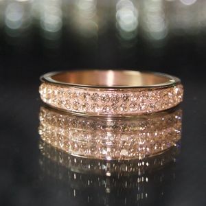 "Chocolate" Gold Dipped Swarovski Ring